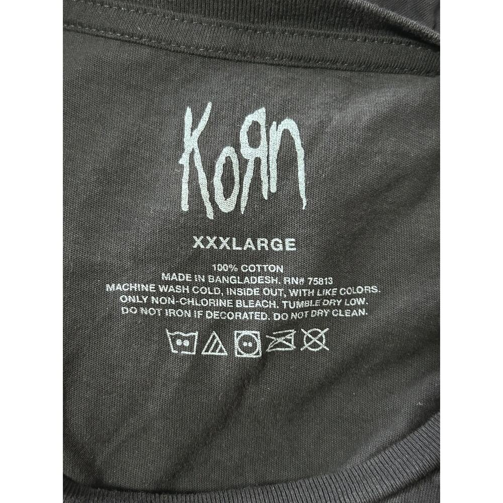 Korn Men's sz XXXL Follow the Leader Black Official Band T Shirt - Picture 2 of 5